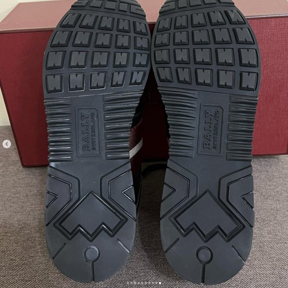 - Bally Men’s Astel Leather Sneakers In Black - Picture 4 of 12